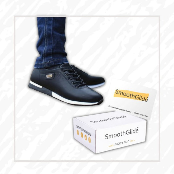 AirFootV14© | נעלי נוחות אורטופדיות מעור - SmoothGlide