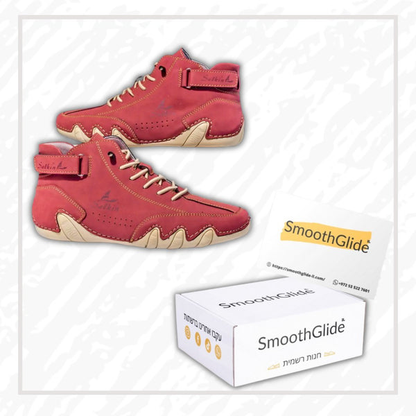 AirKootV10© | נעלי נוחות אורטופדיות מעור - SmoothGlide