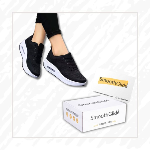 AirSafe10 | נעלי נוחות אורטופדיות עם כריות אוויר לתמיכה בגב - SmoothGlide