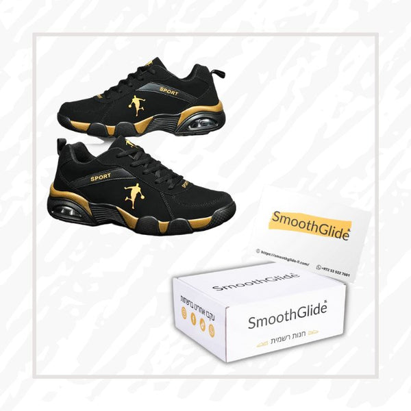 AirSafeV5© | נעלי נוחות אורטופדיות עם כריות אוויר לתמיכה בגב - SmoothGlide